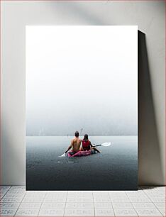 Πίνακας, Couple Kayaking in the Mist Ζευγάρι που κάνει καγιάκ στην ομίχλη