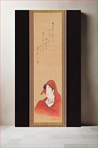 Πίνακας, Courtesan as Daruma attributed to Utagawa Toyoharu