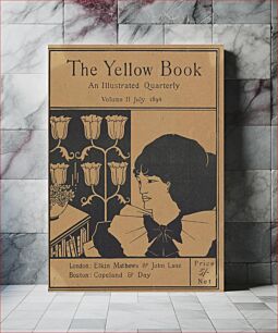 Πίνακας, Cover of "The Yellow Book: an Illustrated Quarterly", Volume II, July 1894