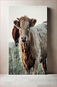 Πίνακας, Cow in a Field Αγελάδα σε χωράφι