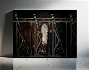 Πίνακας, Cow in a Stall Αγελάδα σε στάβλο