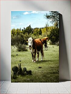 Πίνακας, Cow in Field Αγελάδα στο χωράφι