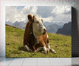 Πίνακας, Cow in the Mountains Αγελάδα στα βουνά