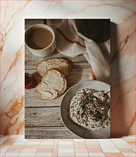 Πίνακας, Cozy Breakfast Scene Ζεστή σκηνή πρωινού