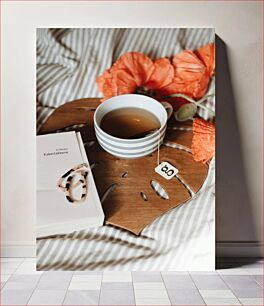Πίνακας, Cozy Tea and Book Άνετο τσάι και βιβλίο