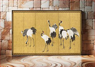 Πίνακας, Cranes by Maruyama Ōkyo
