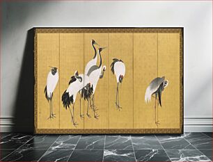 Πίνακας, Cranes by Maruyama Ōkyo