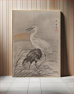 Πίνακας, Cranes in Marsh by Kawanabe Kyosai