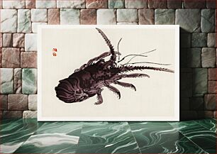 Πίνακας, Crayfish by Kōno Bairei (1844-1895)