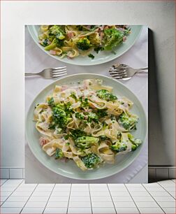 Πίνακας, Creamy Broccoli Pasta Κρεμώδη ζυμαρικά μπρόκολου