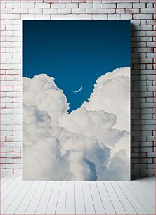 Πίνακας, Crescent Moon and Clouds Ημισέληνος και σύννεφα