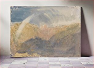 Πίνακας, Crichton Castle (Mountainous Landscape with a Rainbow)