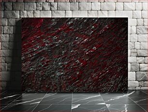 Πίνακας, Crimson Texture Βυσσινί Υφή