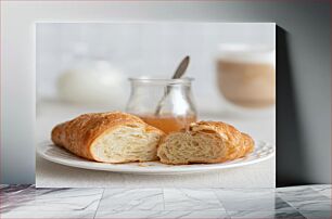 Πίνακας, Croissant Breakfast Setup Ρύθμιση πρωινού με κρουασάν