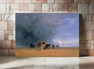 Πίνακας, Crossing the Sands (1848) by David Cox