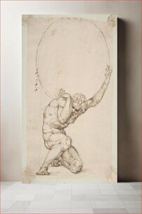 Πίνακας, Crouching Figure of Atlas