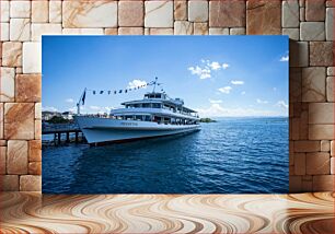Πίνακας, Cruise Boat on a Sunny Day Κρουαζιερόπλοιο μια ηλιόλουστη μέρα