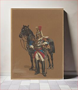 Πίνακας, Cuirassier, Edouard Detaille (draftsman)