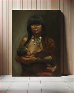 Πίνακας, Cunivo Woman, unidentified (South American?)