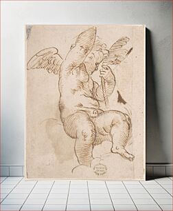 Πίνακας, Cupid Seated on a Cloud and Holding a Palm (?)