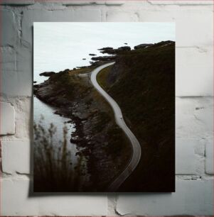 Πίνακας, Curved Coastal Road Καμπυλωτός Παράκτιος Δρόμος