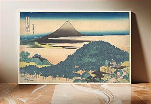 Πίνακας, Cushion Pine at Aoyama (Aoyama enza no matsu), from the series Thirty-six Views of Mount Fuji (Fugaku sanjūrokkei)