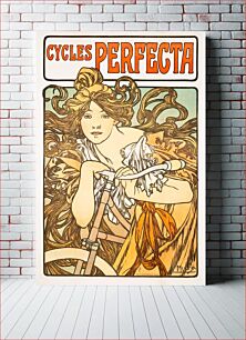 Πίνακας, Cycles Perfecta (1897) by Alphonse Mucha