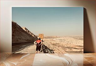 Πίνακας, Cycling in the Desert Ποδηλασία στην έρημο