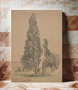 Πίνακας, Cypresses by Thorald Brendstrup