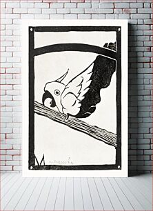 Πίνακας, Daddy, Screaming Cockatoo (Pappie, Schreeuwende kaketoe) (c.1900–1922) by Samuel Jessurun de Mesquita