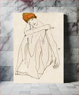 Πίνακας, Dancer (1913) by Egon Schiele