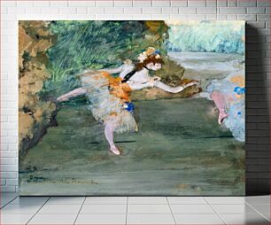 Πίνακας, Dancer Onstage (ca. 1877) by Edgar Degas