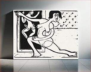 Πίνακας, Dancer Practicing (1934) by Ernst Ludwig Kirchner