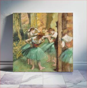 Πίνακας, Dancers, Pink and Green (ca. 1890) by Edgar Degas