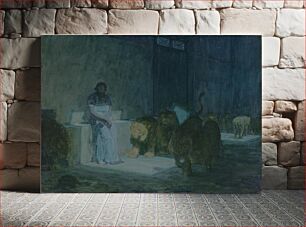 Πίνακας, Daniel in the Lions' Den by Henry Ossawa Tanner