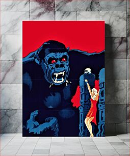 Πίνακας, Danish movie poster for King Kong (1933 film)