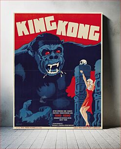 Πίνακας, Danish movie poster for King Kong (1933 film)