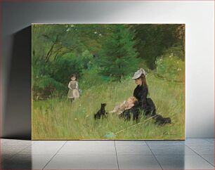 Πίνακας, Dans le parc (1874) by Berthe Morisot