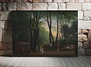 Πίνακας, Dansebakken at Sorgenfri by Jens Juel