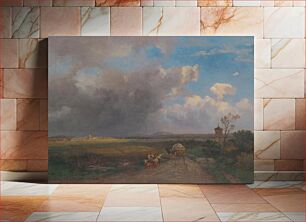 Πίνακας, Danubian landscape, Rudolph Lang