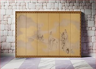 Πίνακας, Daoist Immortals by Shibata Gitō