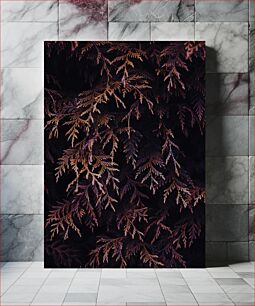 Πίνακας, Dark Botanical Elegance Σκοτεινή Βοτανική Κομψότητα