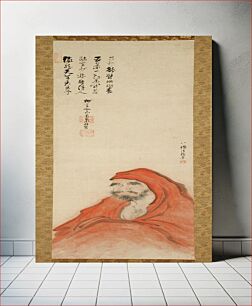 Πίνακας, Daruma in a Red Robe by Sakaki Hyakusen