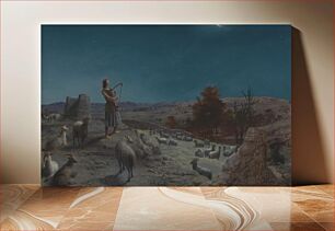 Πίνακας, David, the Future King of Israel, While a Shepherd at Bethlehem