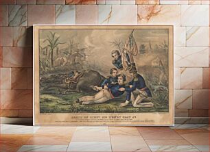 Πίνακας, Death of Lieutenant Henry Clay Jr., John Cameron