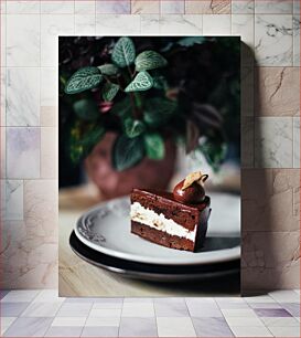Πίνακας, Decadent Chocolate Cake with Ganache Decadent Chocolate Cake with Ganache