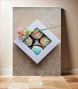 Πίνακας, Decorative Cupcake Box Διακοσμητικό Κουτί Cupcake