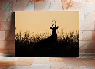 Πίνακας, Deer at Sunset Ελάφια στο ηλιοβασίλεμα