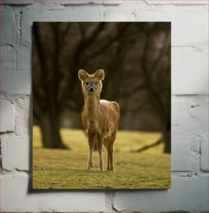 Πίνακας, Deer in Forest Ελάφια στο Δάσος