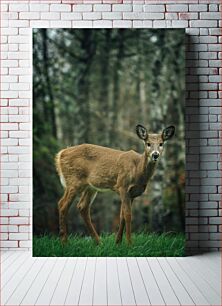 Πίνακας, Deer in the Forest Ελάφια στο Δάσος